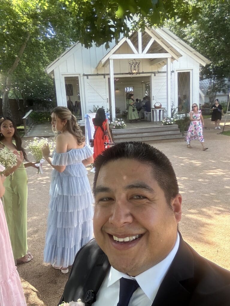 Katy Wedding Minister celebrating joyful wedding ceremony in Katy, TX.